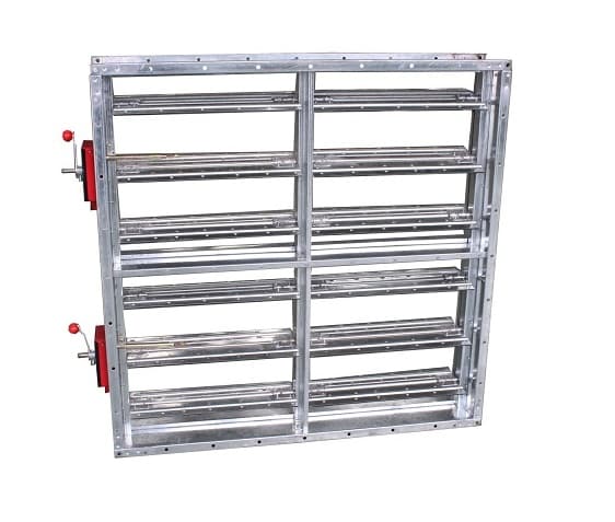 Compuerta cortafuegos y compuerta de humo