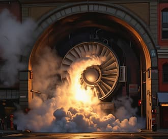 Ventilador de extracci&oacute;n de humos en seguridad contra incendios