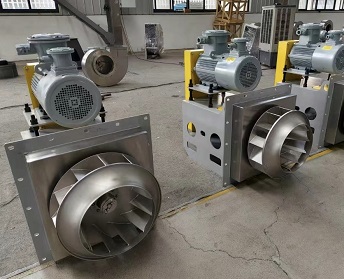 Centrifugal Plug Fan in Coating Machine Ovens